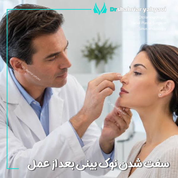 سفت شدن نوک بینی بعد از عمل + دکتر شهریار یحیوی